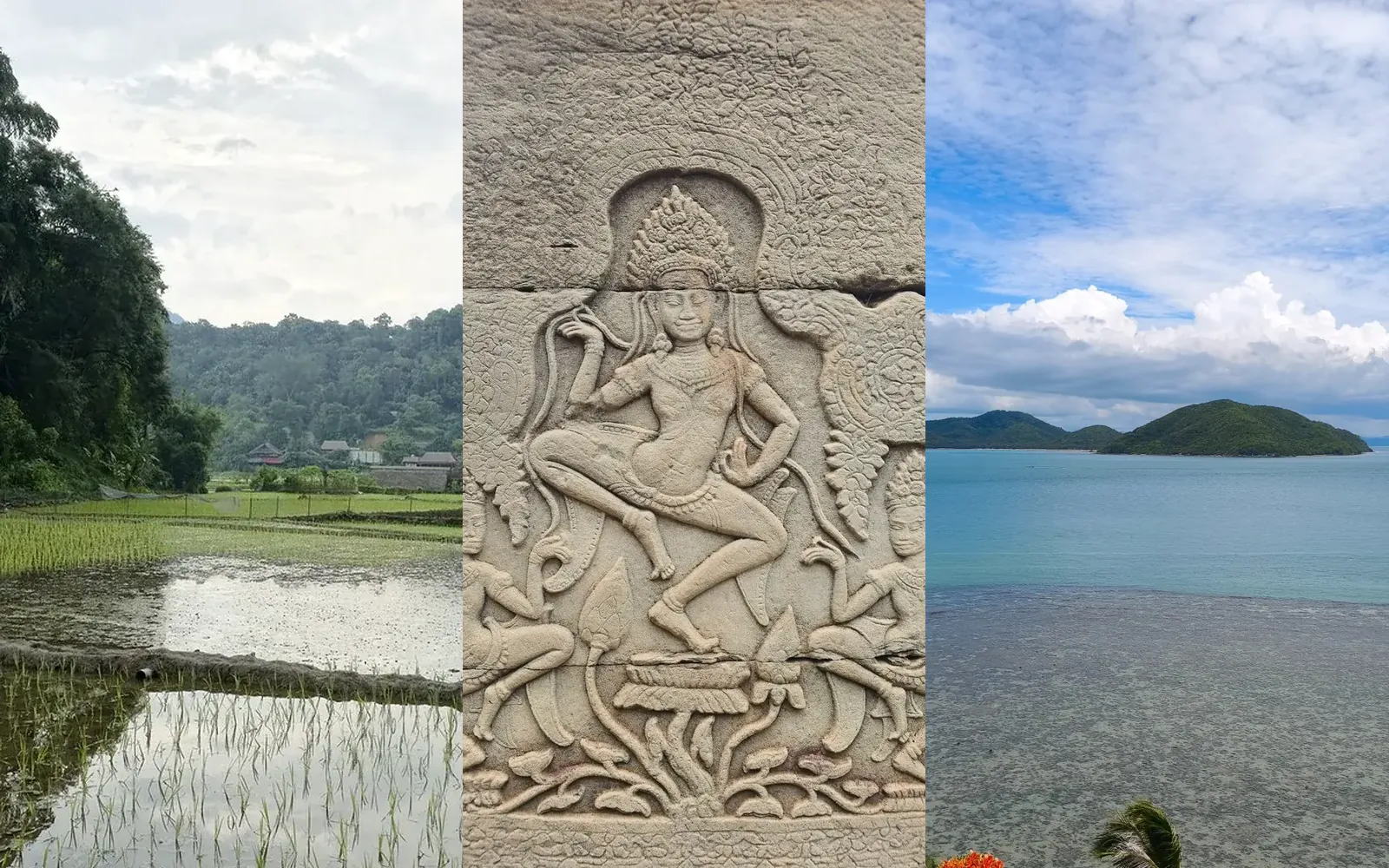Southeast Asia journey collage